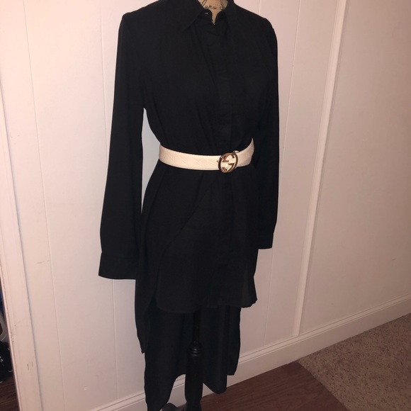 High Low Black Boohoo Top - Picture 2 of 8